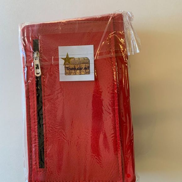 Insert/Organizer- XL- Designer Handbags/Totes -Bright Red Style2- NWT - Picture 6 of 8